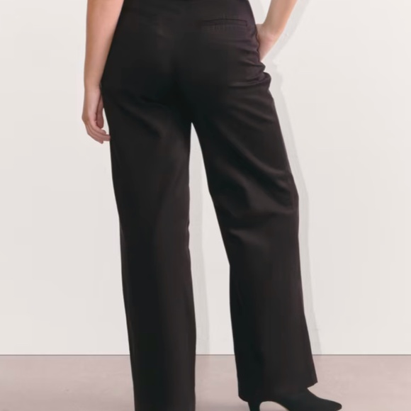 EVERLANE The Draper Pleated Pant Black - Picture 5 of 5